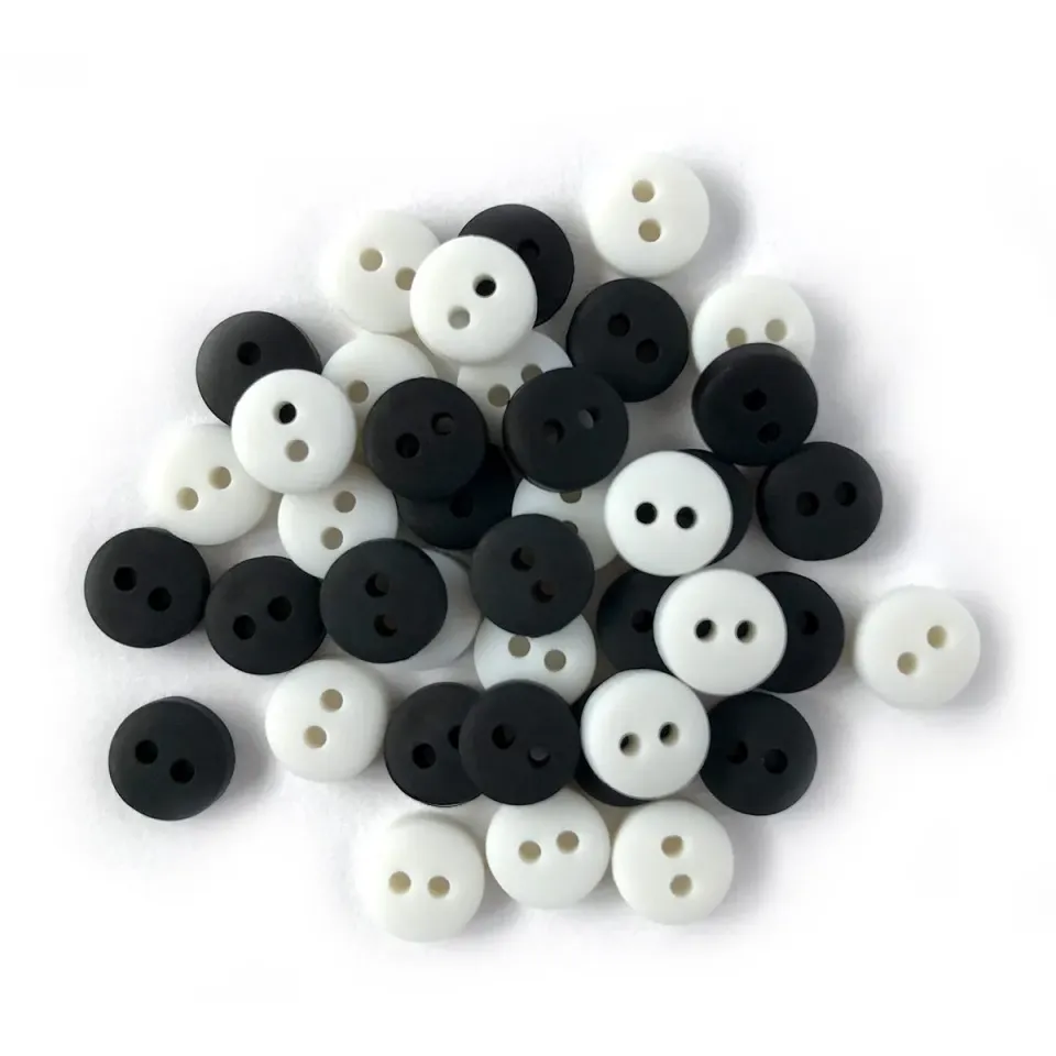 Buttons Galore Tiny Knöpfe 40 Stück Nylon