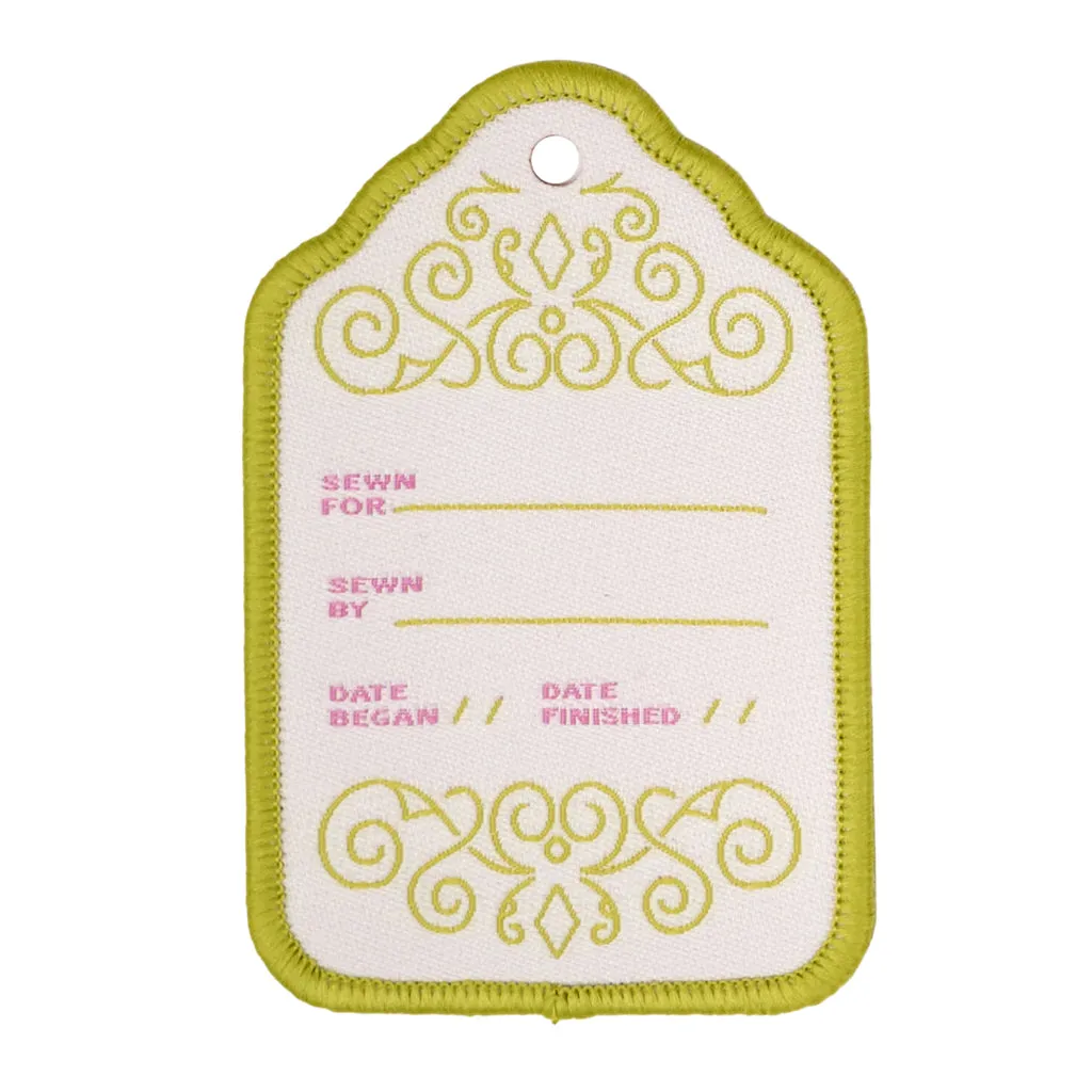 Renaissance Ribbon Market Days Bügeletikett 76x50 mm