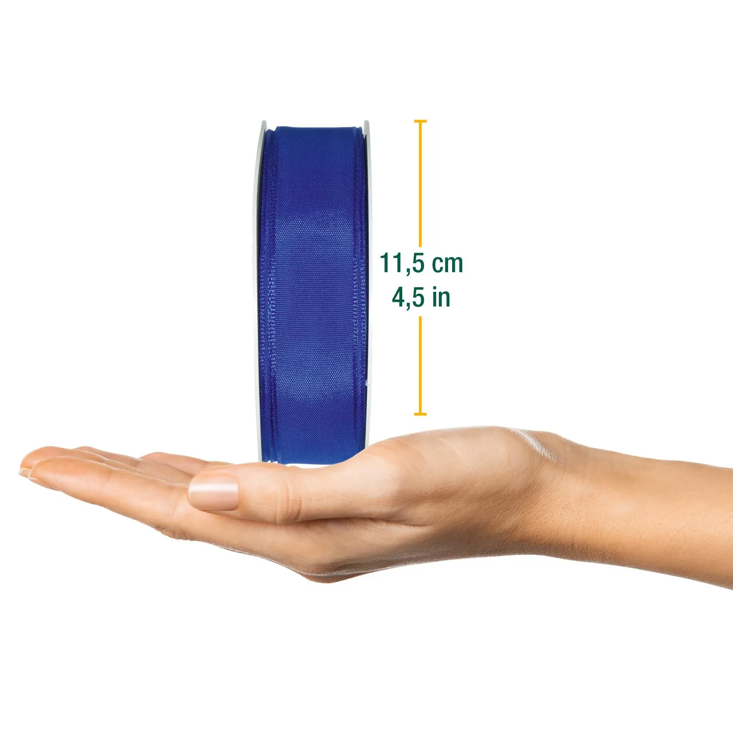 Halbach Geschenkband mit Drahtkante 25 m Rolle