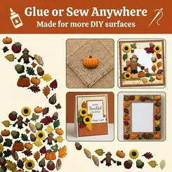 Buttons Galore Fall Bastelknöpfe 50 Stück Herbstmotive