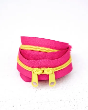 Renaissance Ribbon #5 Razzle Lime Handtaschen-Reißverschluss