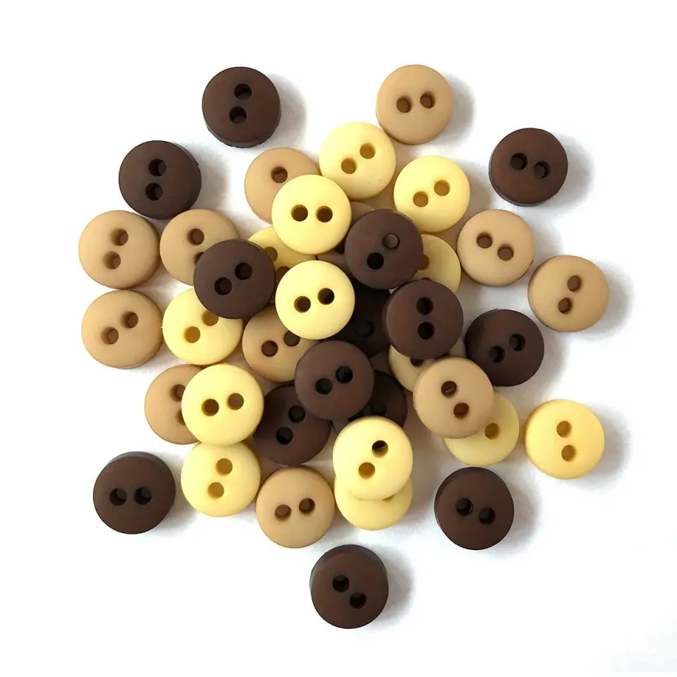 Buttons Galore Honey Bee Tiny Knöpfe 6 mm 35 Stück