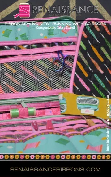 Renaissance Ribbon Sewing Kit Running With Scissors Nähset
