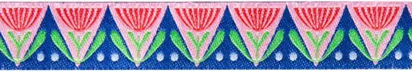 Renaissance Ribbon Jane Sassaman Art Deco Flowers Webband 22mm 1 Yard