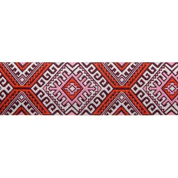 Renaissance Ribbon Camel Blanket Band Orange and Pink 1 1/2 Zoll