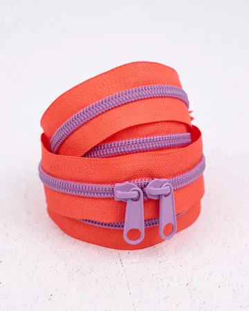 Renaissance Ribbons Lavender Citrus Handtaschen-Reißverschluss No.5