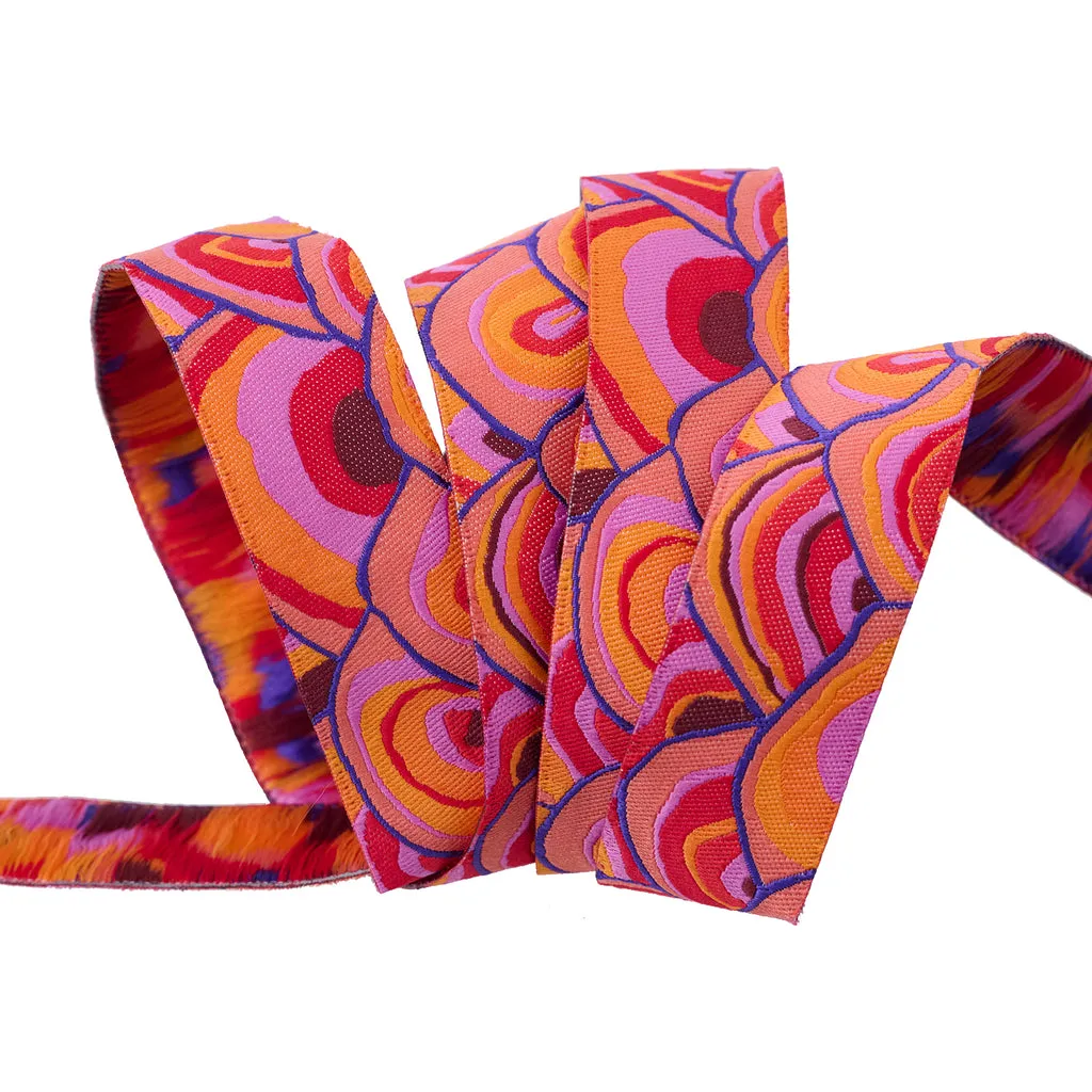 Renaissance Ribbon Kaffe Classics Wobble Webband 22mm 1 Yard