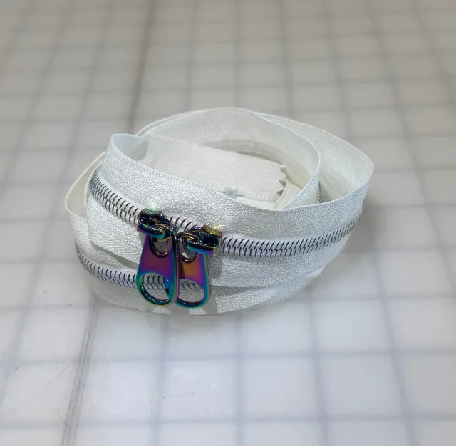Renaissance Ribbon Cloud Dancer Taschenreißverschluss Nr. 5 2-Wege