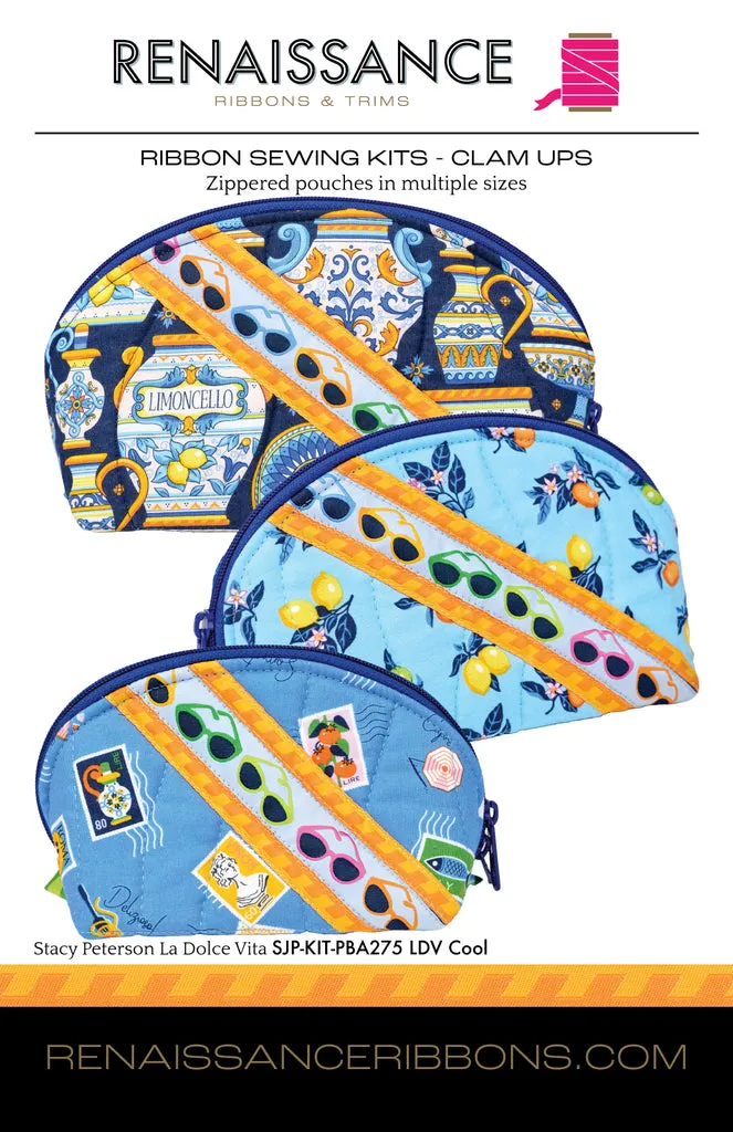 Renaissance Ribbon ByAnnie Clam Ups Nähset Taschen-Set