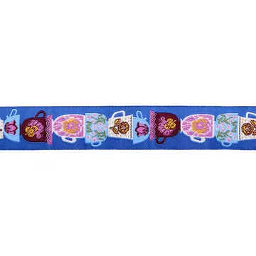 Renaissance Ribbon Hello Alice Teacups Webband 7/8 Zoll 1 Yard