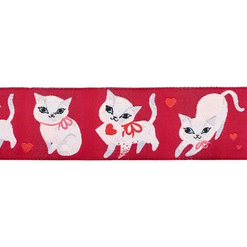 Renaissance Ribbon Funny Valentine Sweet Kitten Band 1 1/2 Zoll
