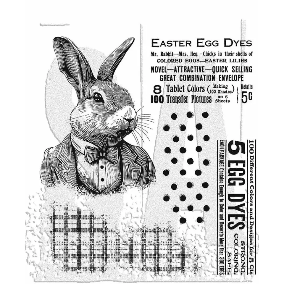 Idea-ology Cling Mount Stamp Mr. Rabbit Stempel