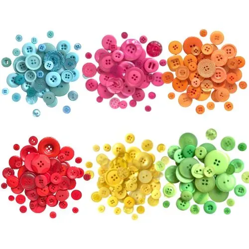 Buttons Galore Button Set Bastelknöpfe ca. 500 Stück