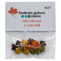 Buttons Galore A Little Fall Herbst-Knöpfe 16 Stück