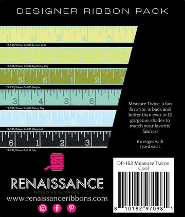Renaissance Ribbon Measure Twice Designer Pack