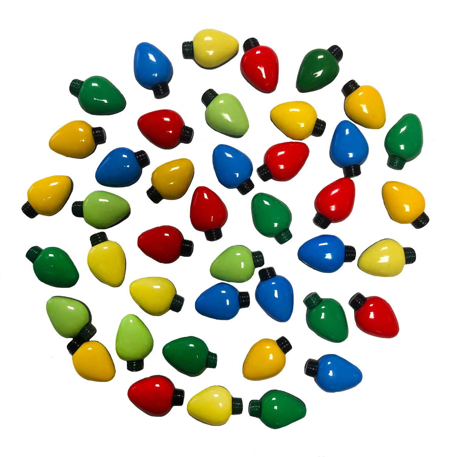 Buttons Galore Christmas Lights Nähknöpfe 50 Stück 3D