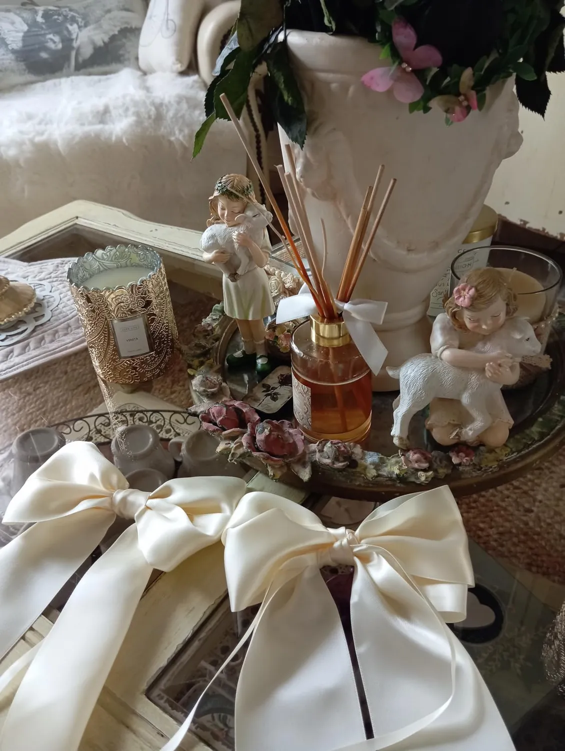 MORSUNBELA Schleifen Deko Hochzeit Geschenkschleifen