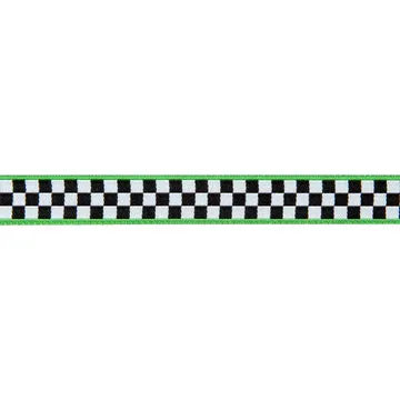Renaissance Ribbon Checkerboard Schmuckband Grün 1 Yard kariert