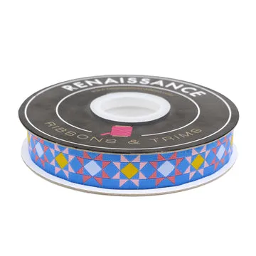 Renaissance Ribbon Playful Quilty Band 1 Yard bunt Patchwork