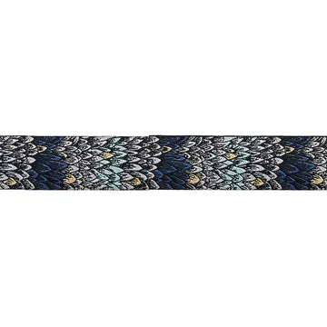 Renaissance Ribbon Fire Glow Scales Webband Schuppen 1 Yard