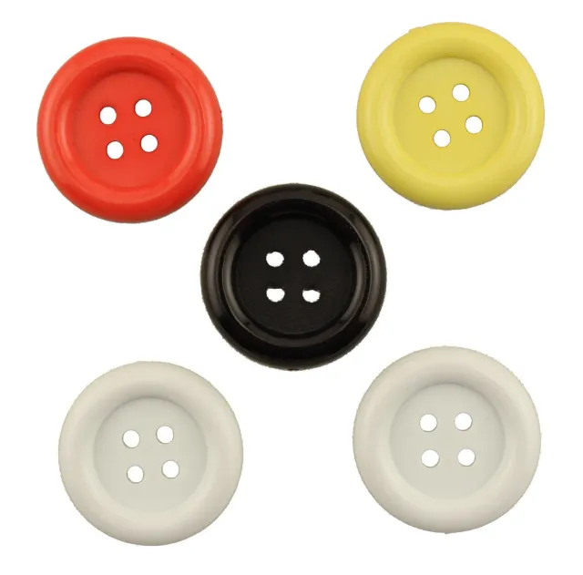 Buttons Galore Big Ol Graphique Knöpfe 5 Stück 32 mm