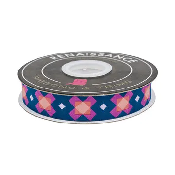 Renaissance Ribbon Ramble - Flowers - 7/8" Webband, 1 Yard