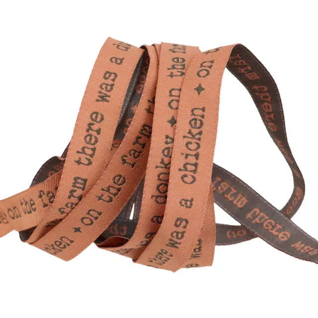 Renaissance Ribbon Farmstead Farm Roll Call Webband 1 Yard