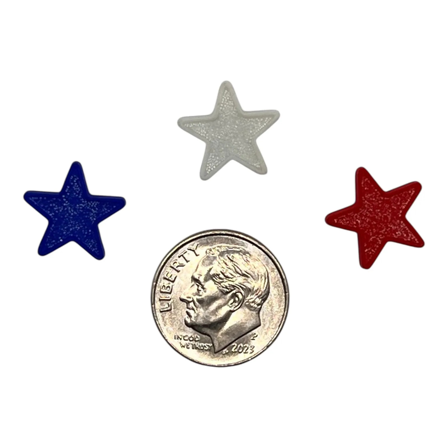 Buttons Galore America 250 Classic Star Knöpfe 15 Stück Sterne matt