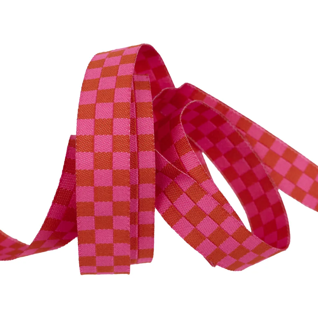 Renaissance Ribbon Mixtape Checker Schmuckband 16mm 1 Yard