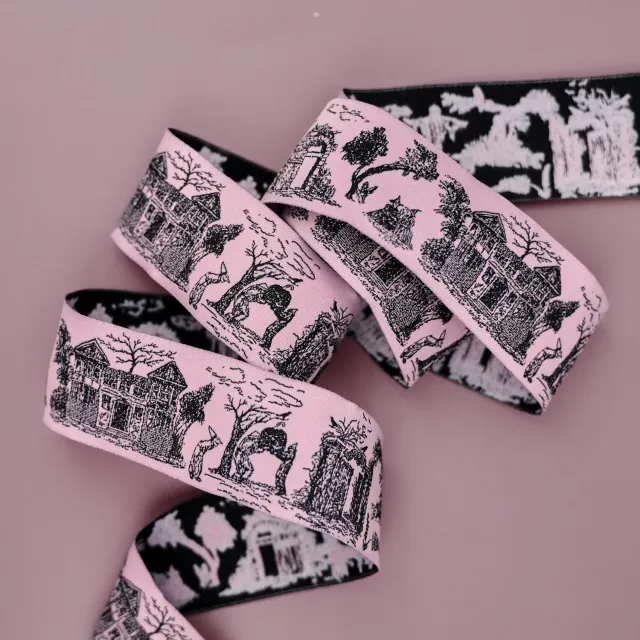 Renaissance Ribbon Enshadow Shadowmere Ripsband 1-1/2 Zoll Rosa 1 Yard