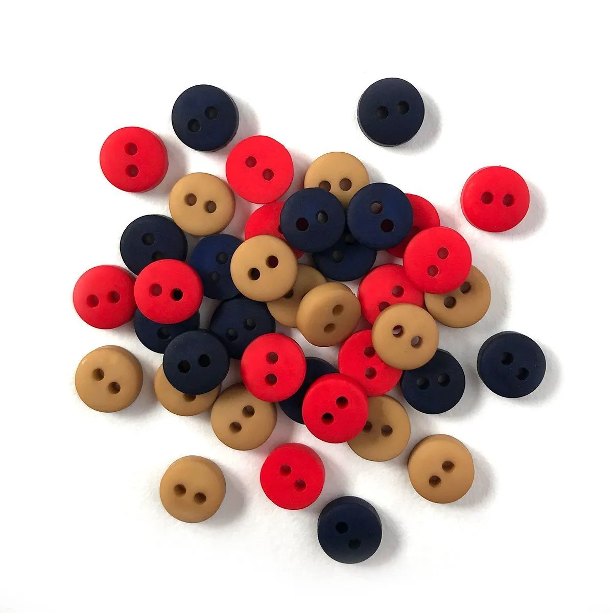 Buttons Galore Tiny America 250 Miniknöpfe 35 Stück