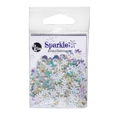 Buttons Galore Sparkletz Avalanche Streuteile 10 g weiß