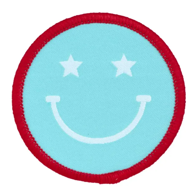 Renaissance Ribbon 3, 2, 1 Blastoff Smile Badge Aufnäher 51mm