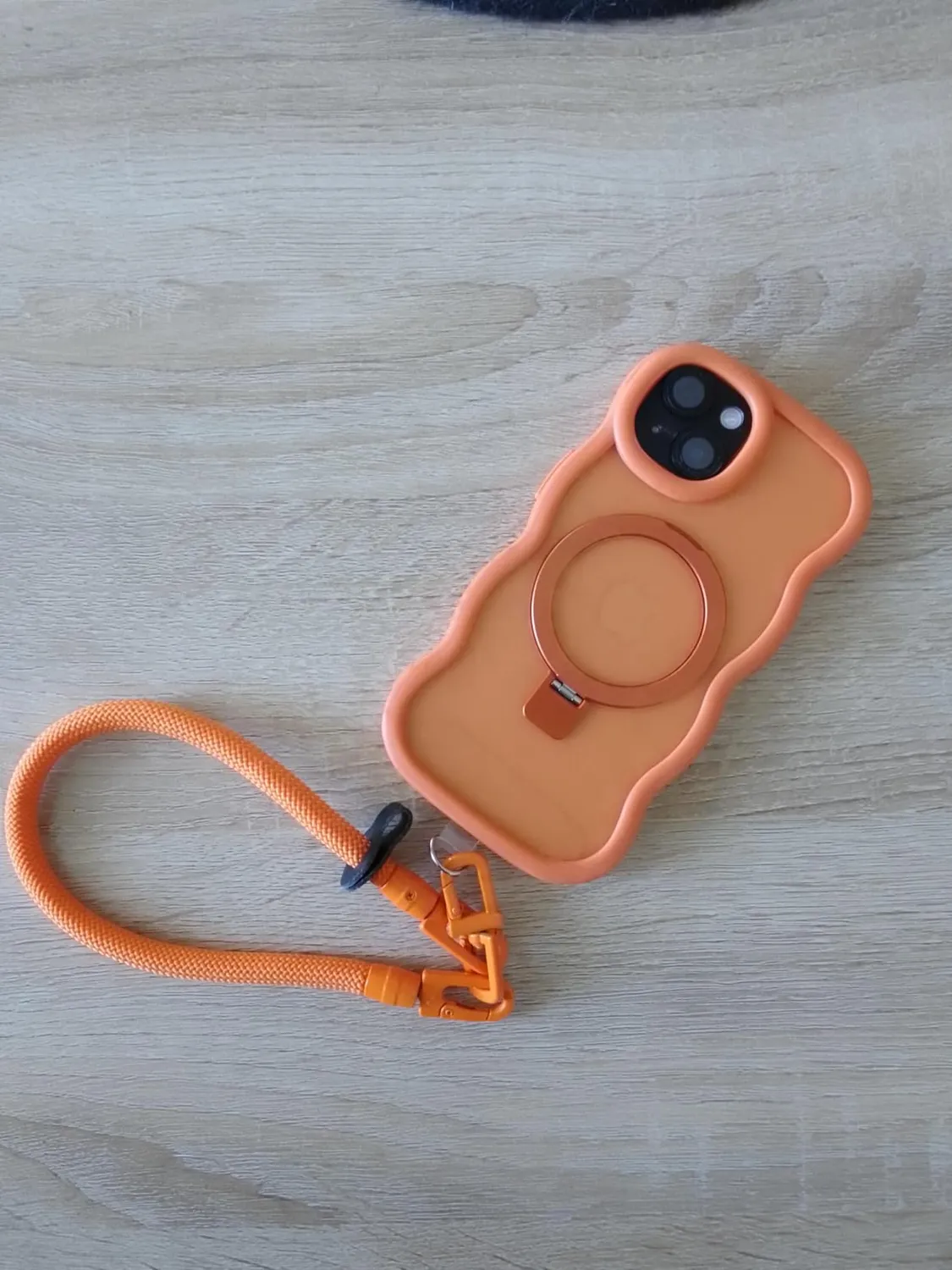 MORSUNBELA Handykette Kurz Handgelenk Handschlaufe Handyband