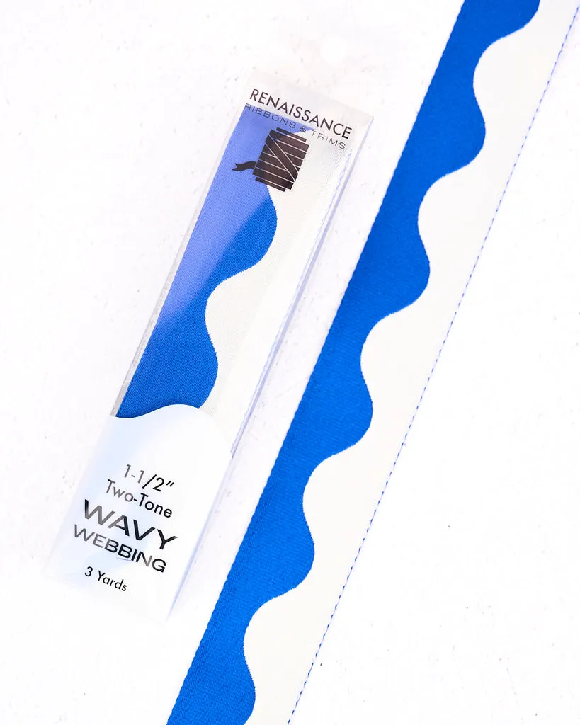 Renaissance Ribbon Wavy Webbing Gurtband Nylon