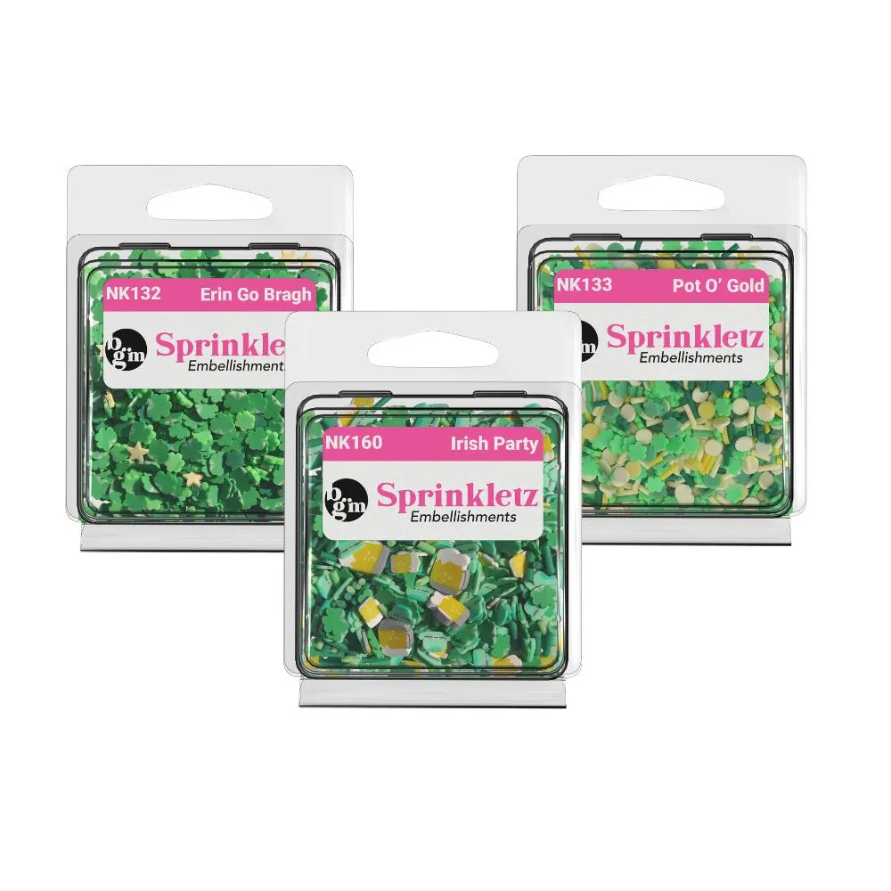 Buttons Galore Sprinkletz Polymer Clay Streuteile 5er-Bundle Shaker