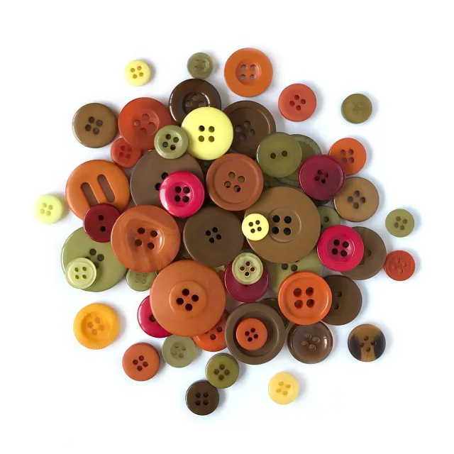 Buttons Galore Harvest Fall Knöpfe 85g herbst Mix im Glas