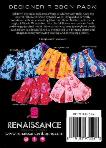 Renaissance Ribbon Hello Alice Designer Pack Band 5x1 Yard Set