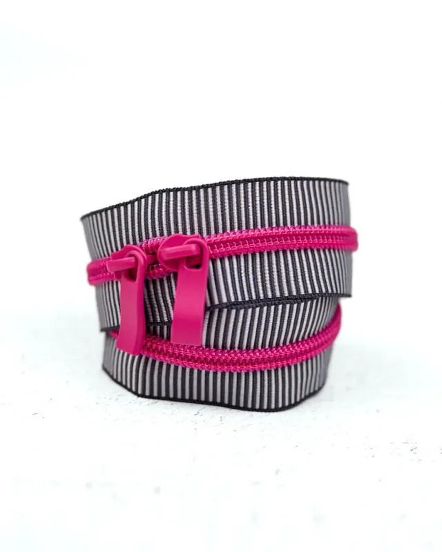 Renaissance Ribbon Bubble Pop Taschenreißverschluss Doppelschieber