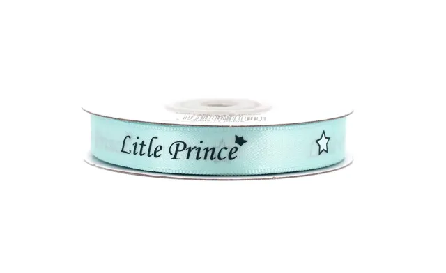 Creativery Satinband Little Prince 12mm 20m B-Ware Druckfehler