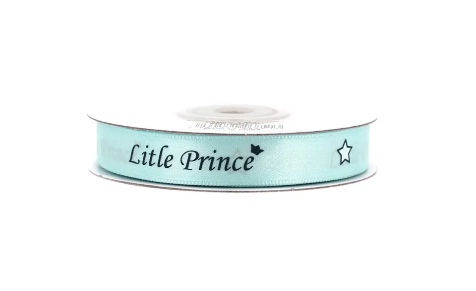 Creativery Satinband Little Prince 12mm 20m B-Ware Druckfehler