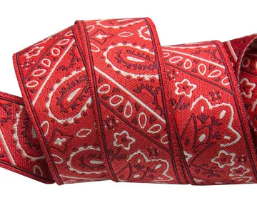 Renaissance Ribbon Bandana Band Rot 7/8 Zoll 1 Yard