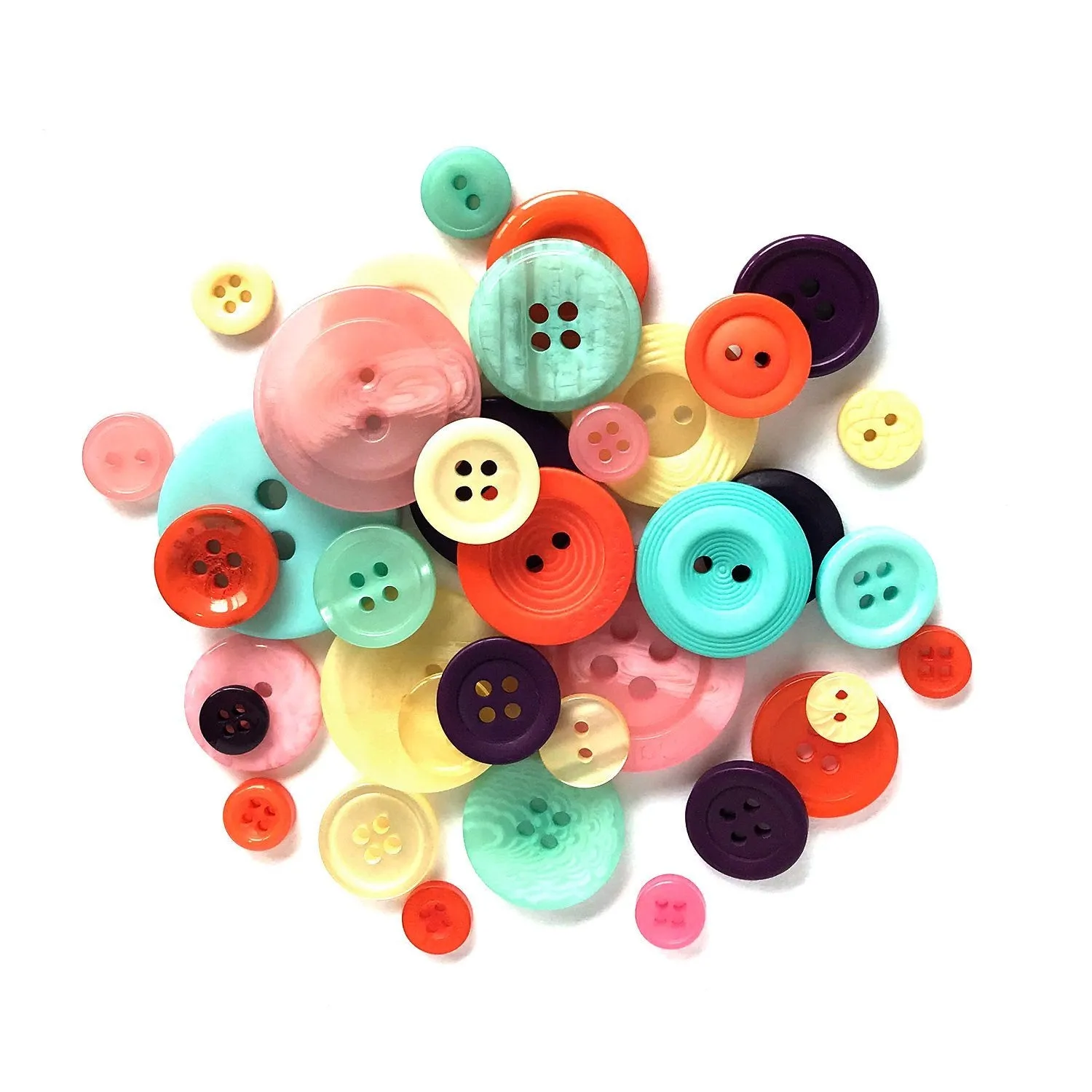 Buttons Galore Bonanza Knopfmix braun 8 oz