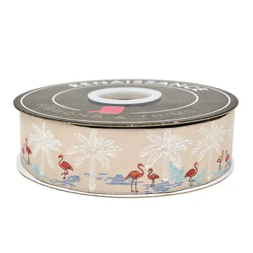Renaissance Ribbon Gulf Breeze Flamingo Paradise Band 1 1/2 Zoll Flamingos