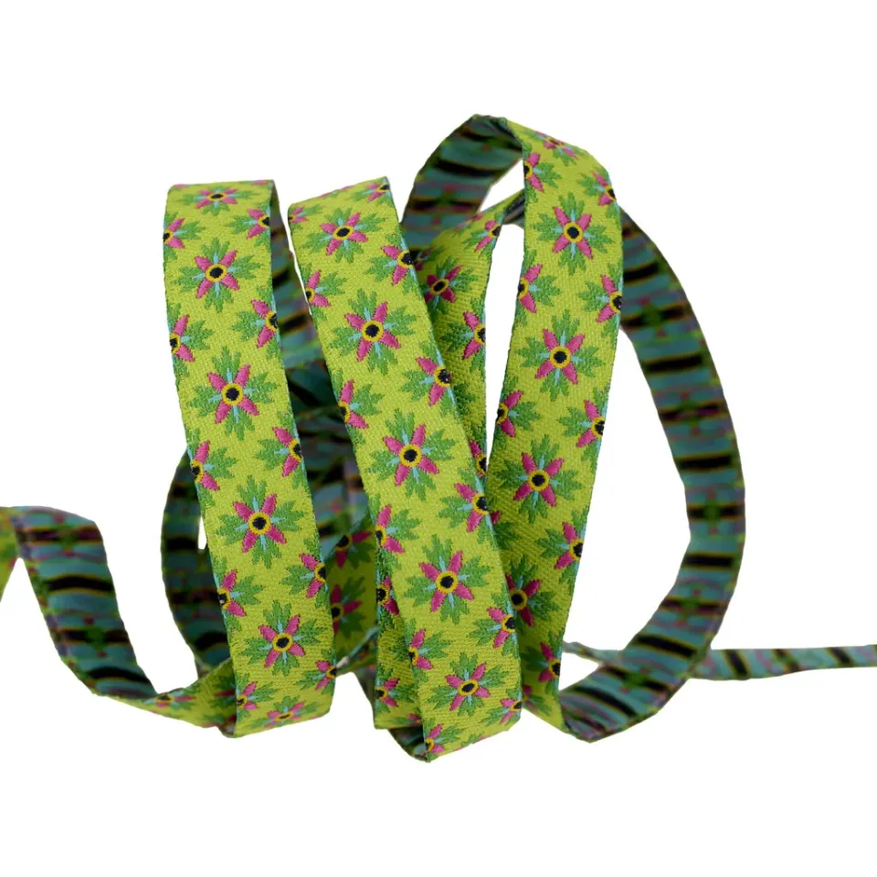 Renaissance Ribbon La Dolce Vita Flora Jacquardband 13mm 1 Yard Blumen