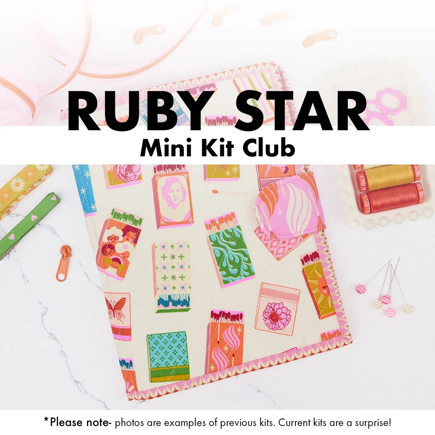 Renaissance Ribbon Ruby Star Kit Club Nähset