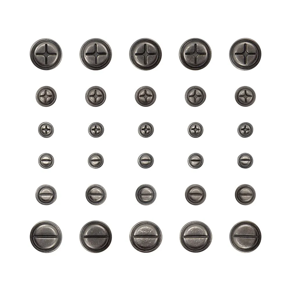 Idea-ology Tim Holtz Screw Heads Deko-Schrauben