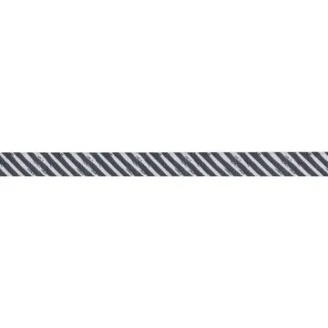 Renaissance Ribbon Farmhouse Christmas Painted Stripe Schmuckband 10mm 1 Yard