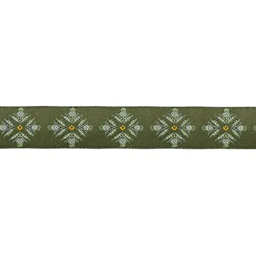 Renaissance Ribbon Spruce Blooming Thistle Band 7/8 Zoll