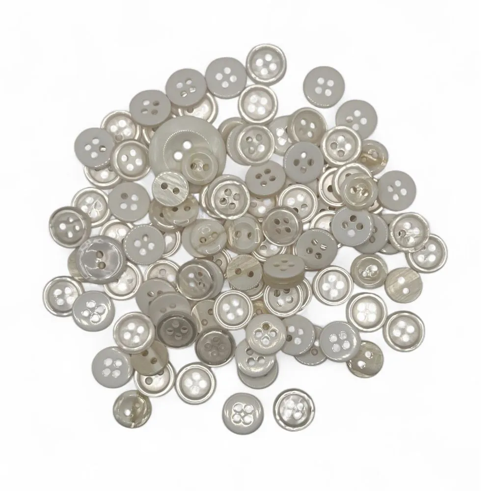 Buttons Galore Ghost Button Art Bastelset 15 cm Holzrahmen